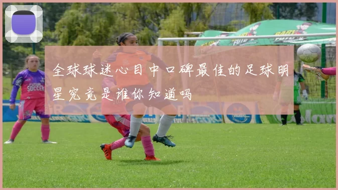 全球球迷心目中口碑最佳的足球明星究竟是谁你知道吗